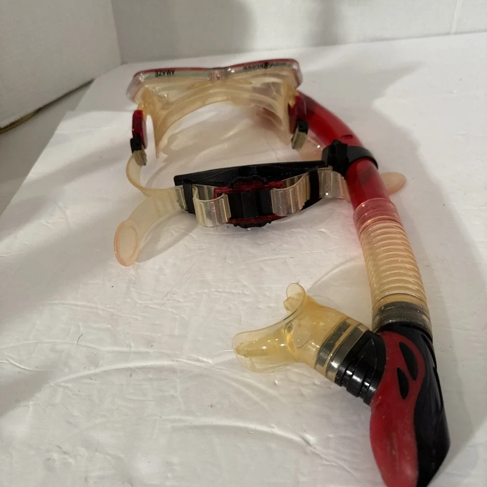 Snorkel Scuba Full Face Mask Swimming Underwater Diving Body Glove Amaze Adult‎